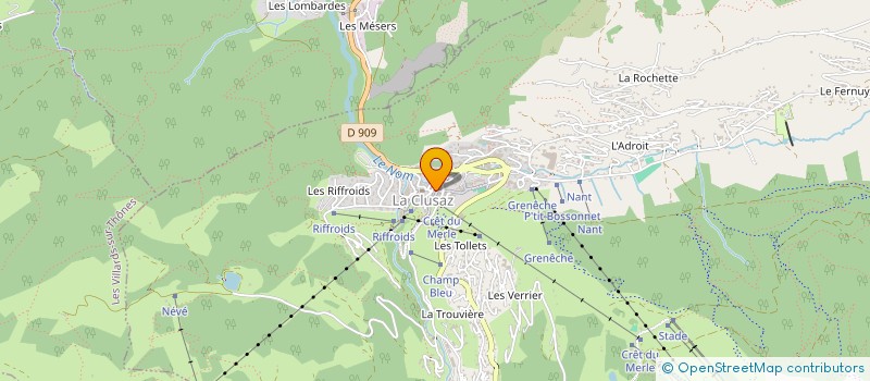 localisation de l'entreprise AU SPORTIF à LA CLUSAZ