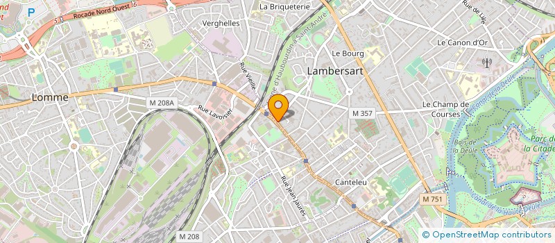 localisation de l'entreprise AU SPORTING à LAMBERSART