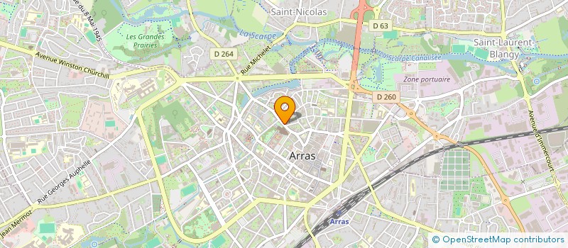localisation de l'entreprise AU STAND à ARRAS