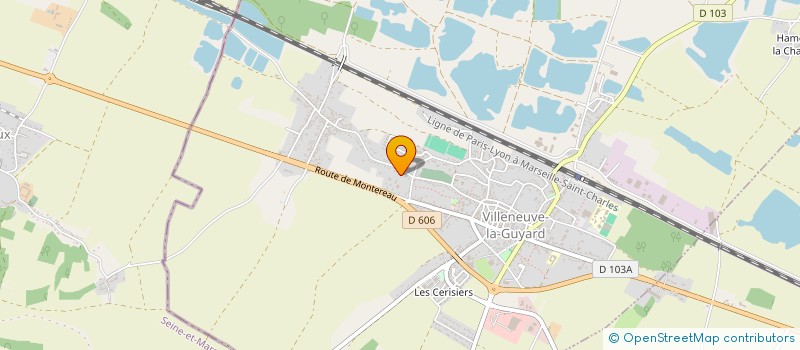 localisation de l'entreprise AU STAND FLEURI à VILLENEUVE-LA-GUYARD