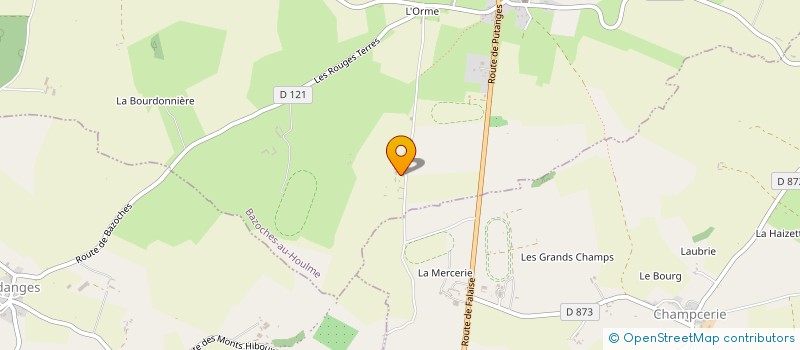 localisation de l'entreprise AU TACOS NORMAND à GIEL-COURTEILLES