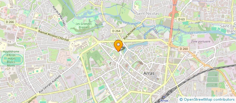 localisation de l'entreprise AU TAP AU TOUR à ARRAS