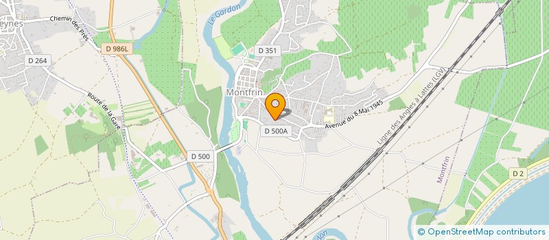 localisation de l'entreprise AU TAQUET  MONTFRIN