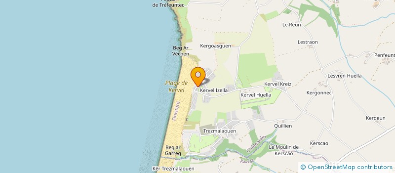 localisation de l'entreprise AU TAS DE SABLE  PLONEVEZ-PORZAY