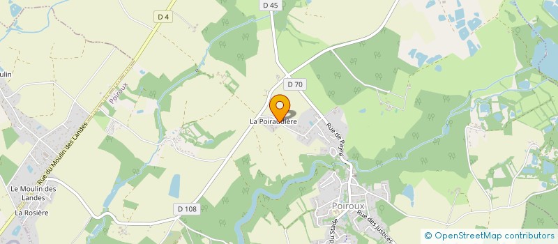 localisation de l'entreprise AU TAXI DE FINFARINE à POIROUX