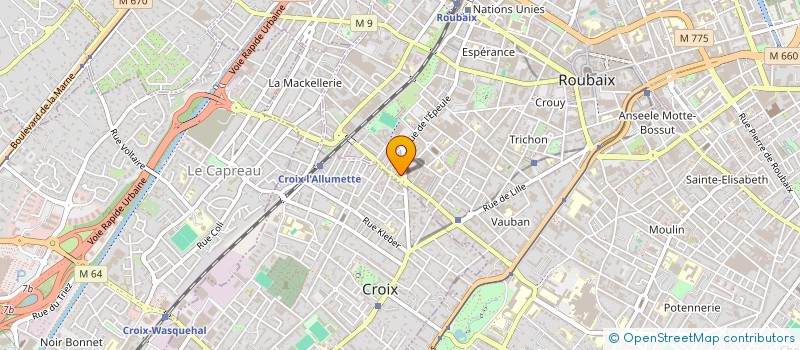 localisation de l'entreprise AU TEMPS DES BABILL'AGES à ROUBAIX
