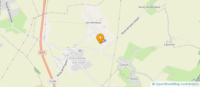 localisation de l'entreprise AU TEMPS DES BUIS  GONNEVILLE-SUR-SCIE