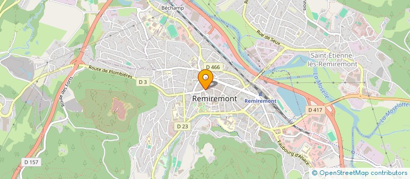 localisation de l'entreprise AU TEMPS DES GALETTES à REMIREMONT