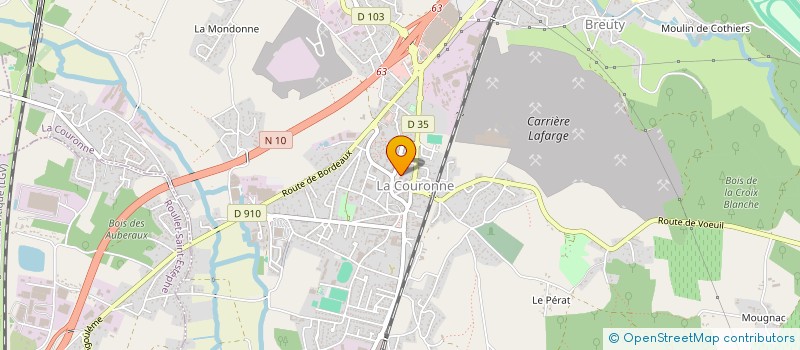 localisation de l'entreprise AU TEMPS DES PIZZAS à LA COURONNE