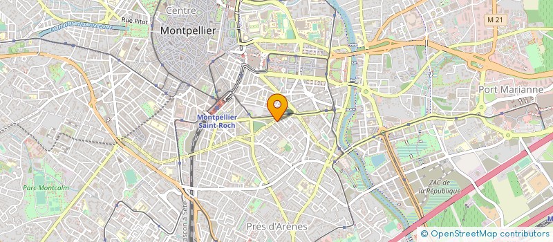 localisation de l'entreprise AU TEMPS DU VINYL à MONTPELLIER
