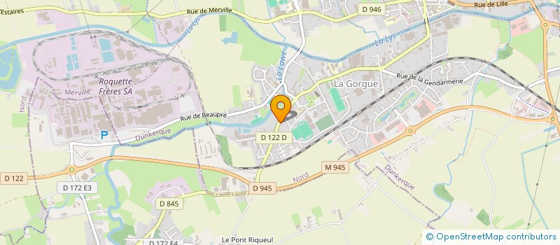 localisation de l'entreprise AU TEMPS PASSE à LA GORGUE
