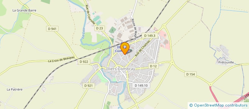 localisation de l'entreprise AU TEMPS PERDU à ILLIERS-COMBRAY
