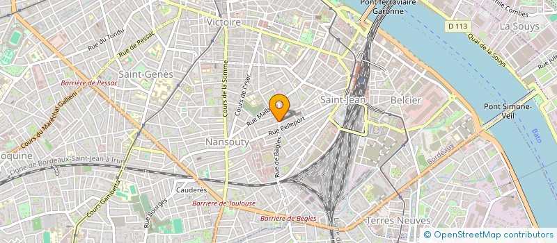 localisation de l'entreprise AU TEMPS QUI PASSE  BORDEAUX