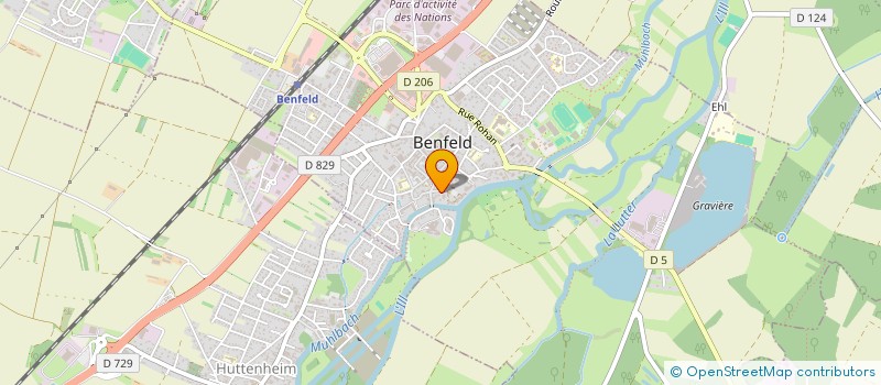 localisation de l'entreprise AU TERMINUS  BENFELD