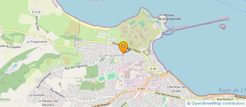 localisation de l'entreprise AU TERR' EAU à CHERBOURG-EN-COTENTIN