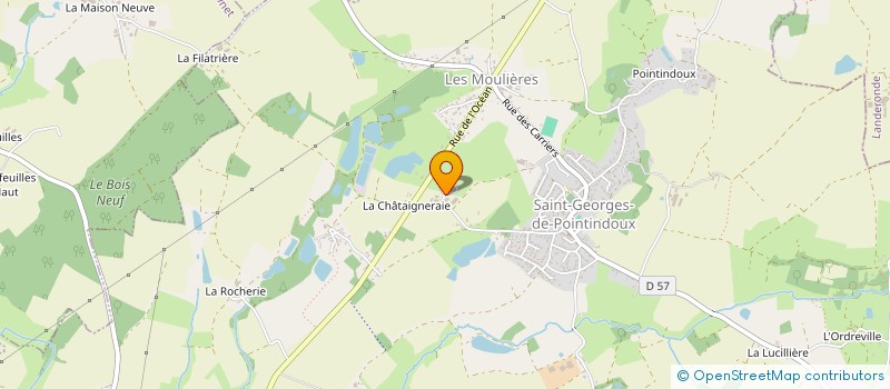 localisation de l'entreprise AU' THOMAS' TISME SERVICES  LANDERONDE