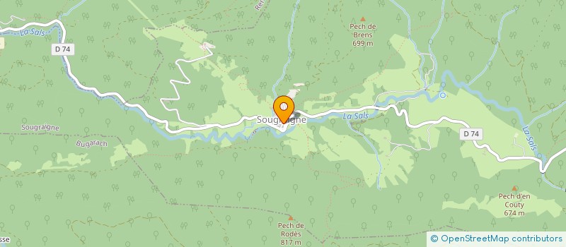 localisation de l'entreprise AU THYM DE VIVRE  ROQUETAILLADE-ET-CONILHAC