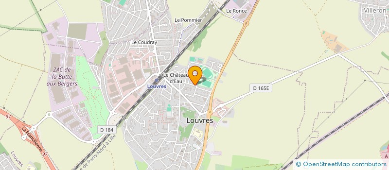 localisation de l'entreprise AU TIERS LIEU LOUVRES & LES ENVIRONS  LOUVRES