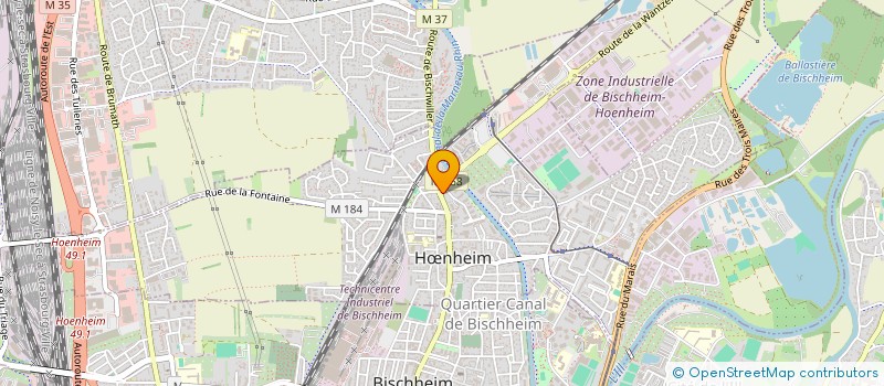 localisation de l'entreprise AU TILLEUL  HNHEIM