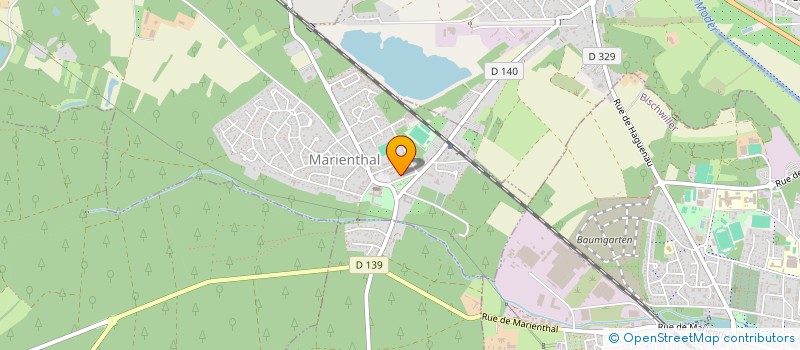 localisation de l'entreprise AU TOIT CHILA  HAGUENAU