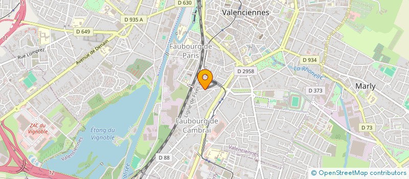 localisation de l'entreprise AU TOUR DU CHOCOLAT à VALENCIENNES