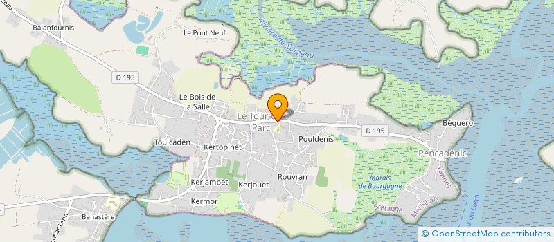 localisation de l'entreprise AU TOUR DU JARDIN 56  LE TOUR-DU-PARC