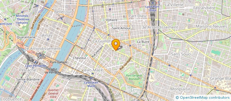 localisation de l'entreprise AU TOUR DU MONDE  LYON