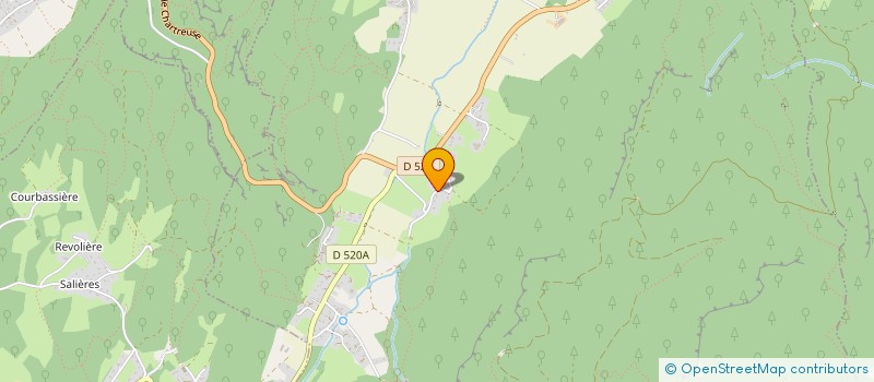 localisation de l'entreprise AU TOURBILLON DAUPHINOIS  SAINT-JOSEPH-DE-RIVIERE