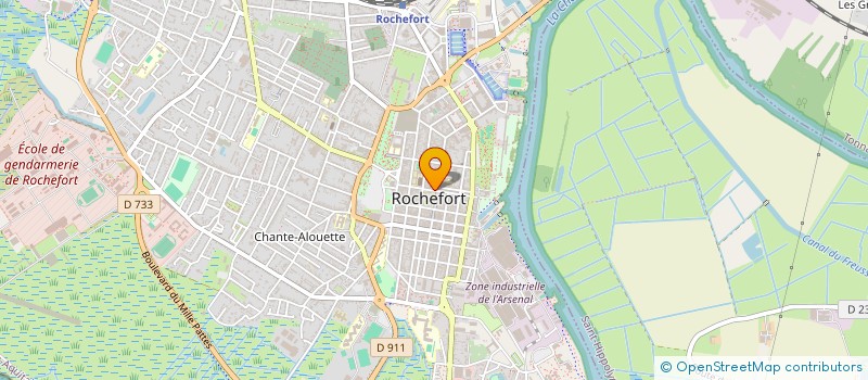 localisation de l'entreprise AU TOURISTE à ROCHEFORT