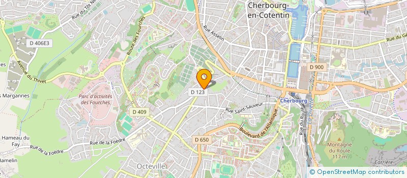 localisation de l'entreprise AU TRAIT CARRE à CHERBOURG-EN-COTENTIN