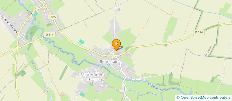 localisation de l'entreprise AU TRAITEUR DE L'ECAILLON à BERMERAIN