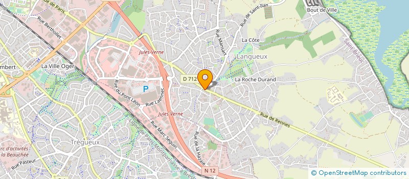 localisation de l'entreprise AU TRAITEUR DE LANGUEUX  LANGUEUX