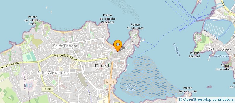 localisation de l'entreprise AU TRESOR DU PASSE à DINARD