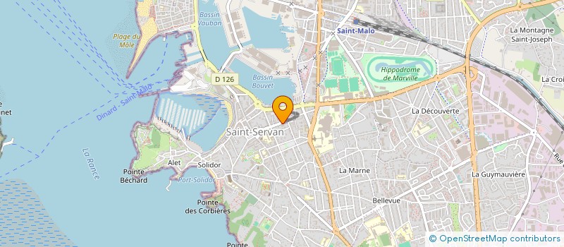 localisation de l'entreprise AU TROC MALOUIN  SAINT-MALO