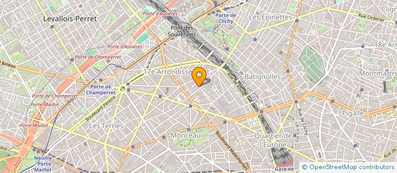 localisation de l'entreprise AU VERGER DE LA PLAINE MONCEAU  PARIS