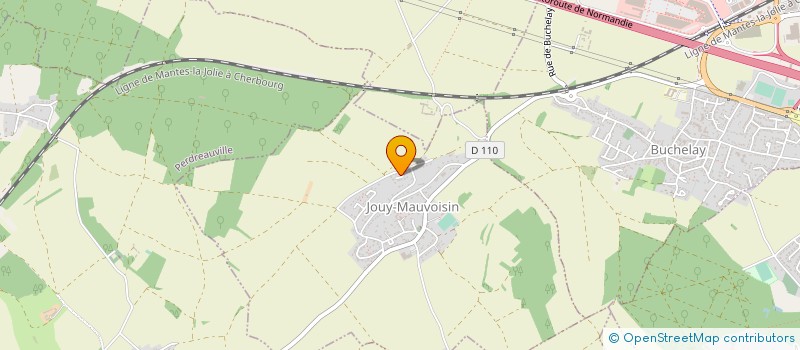 localisation de l'entreprise AU VERGER DE MANTES à MANTES-LA-JOLIE
