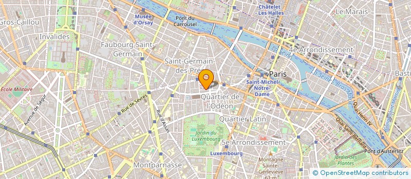 localisation de l'entreprise AU VERGER DU 6EME  PARIS