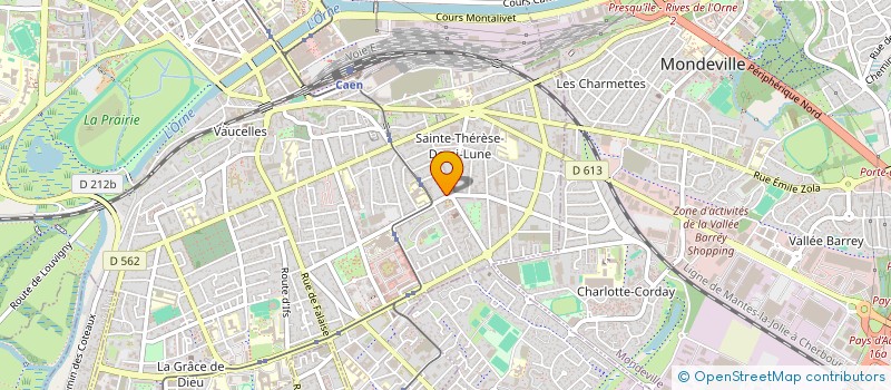 localisation de l'entreprise AU VERGER DU ROND POINT à CAEN