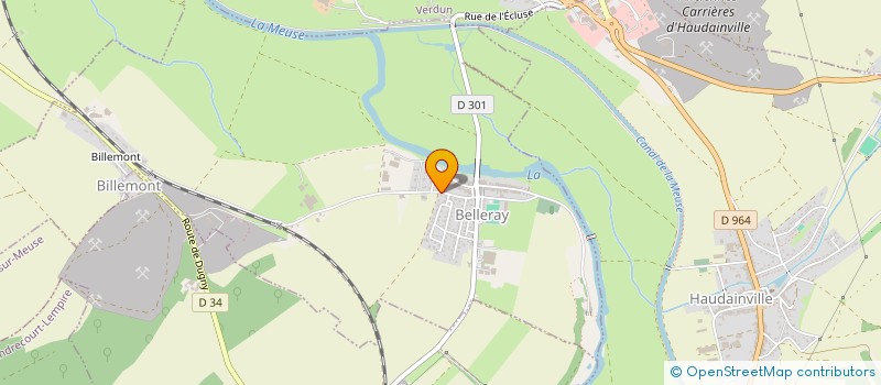 localisation de l'entreprise AU VERT D'UN PRE à BELLERAY