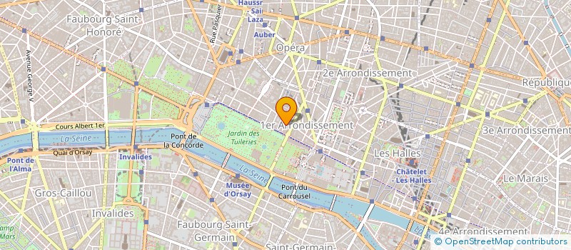 localisation de l'entreprise AU VERT ET + à PARIS