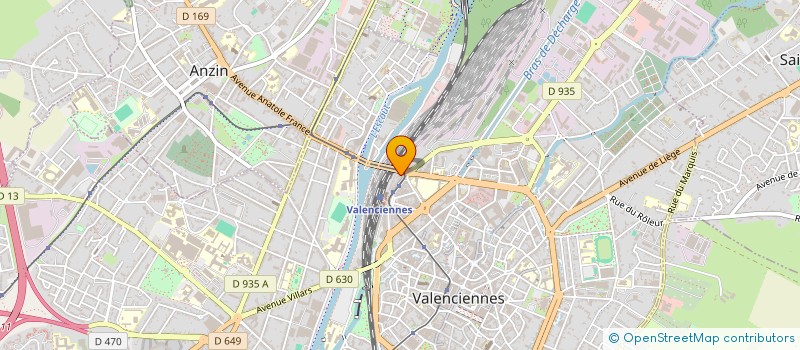 localisation de l'entreprise AU VIADUC à VALENCIENNES