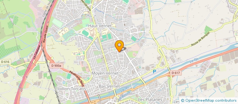 localisation de l'entreprise AU VIANDARD  PERPIGNAN