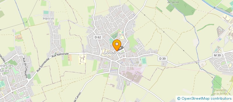 localisation de l'entreprise AU VID T AS BON à GONDECOURT