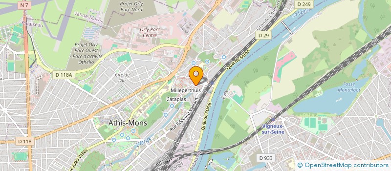 localisation de l'entreprise AU VIET à ATHIS-MONS