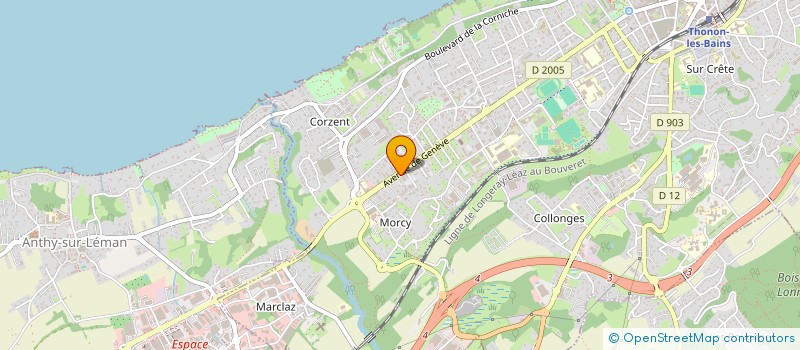 localisation de l'entreprise AU VIEUX CAMPEUR SAVOIE à THONON-LES-BAINS