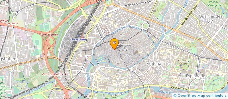 localisation de l'entreprise AU VIEUX CAMPEUR STRASBOURG à STRASBOURG