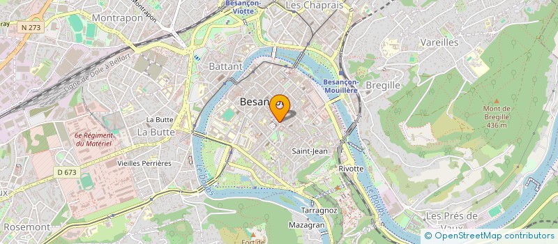 localisation de l'entreprise AU VIEUX COMTOIS à BESANCON