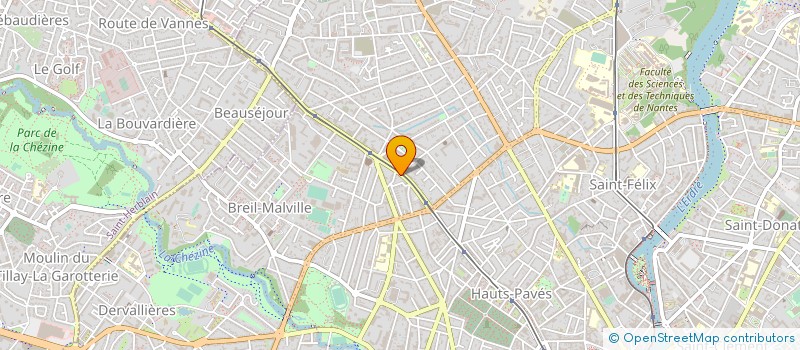 localisation de l'entreprise AU VIEUX FOUR à NANTES