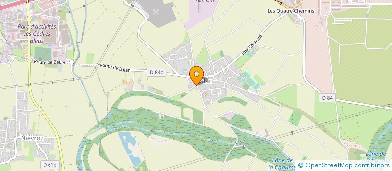 localisation de l'entreprise AU VIEUX FOUR  BALAN