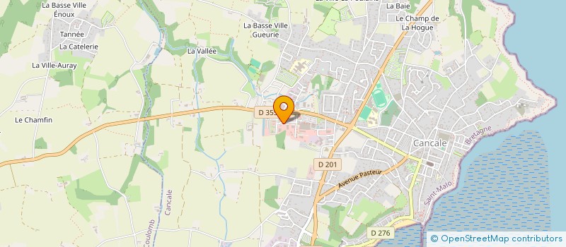 localisation de l'entreprise AU VIEUX FOUR CANCALAIS  CANCALE